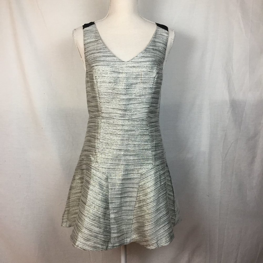 Adelyn Rae Gray Shimmery Dress